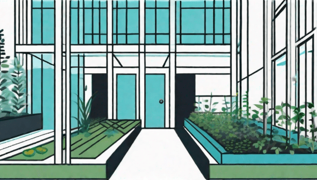 beautiful office exterior with gardens highlighting the importance compliance culture